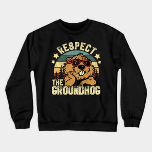 Vintage Respect The Groundhog Crewneck Sweatshirt